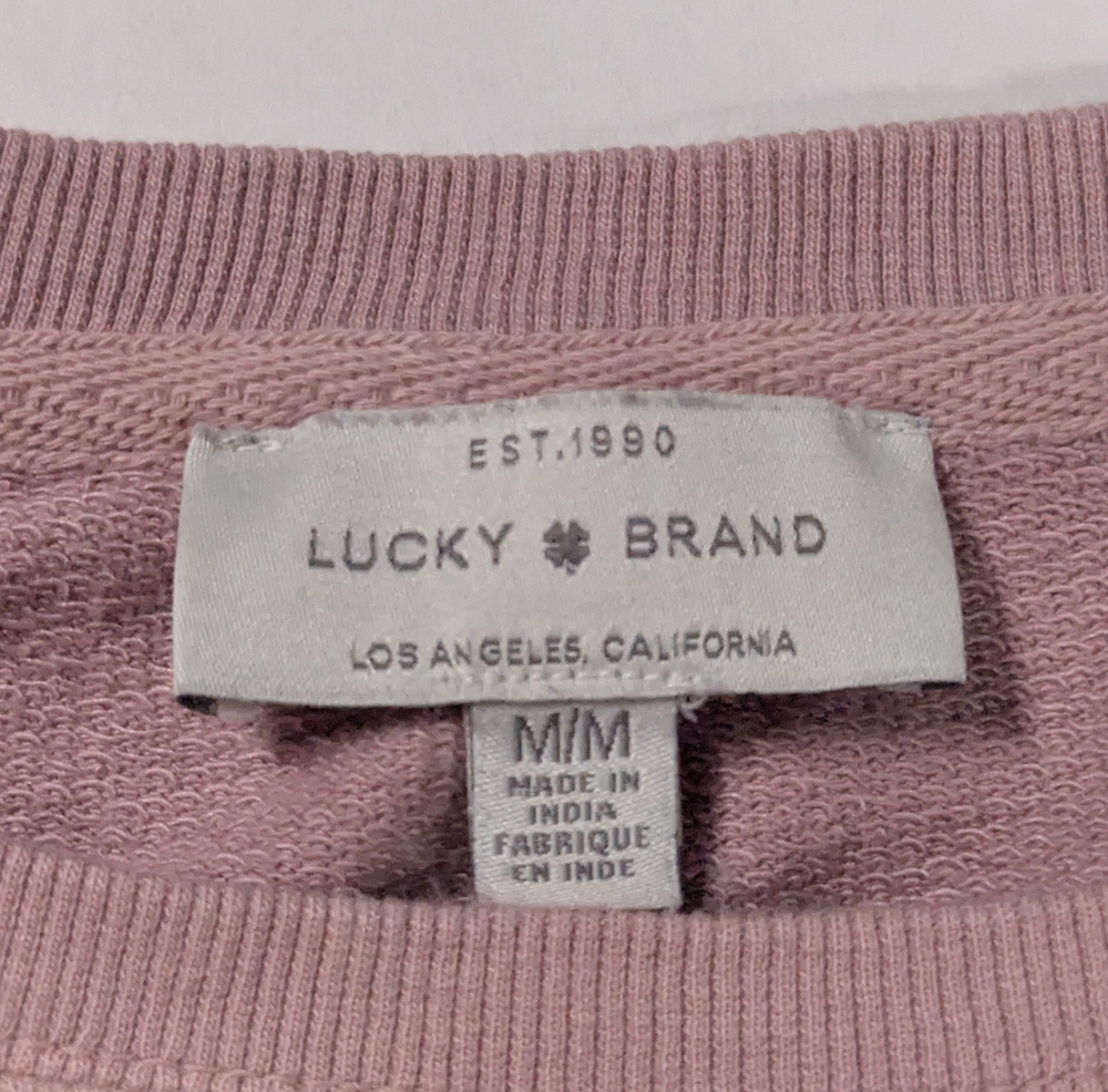 Lucky Brand Sweatshirt Medium Tie Dye Long Sleeve - Picture 3 of 10